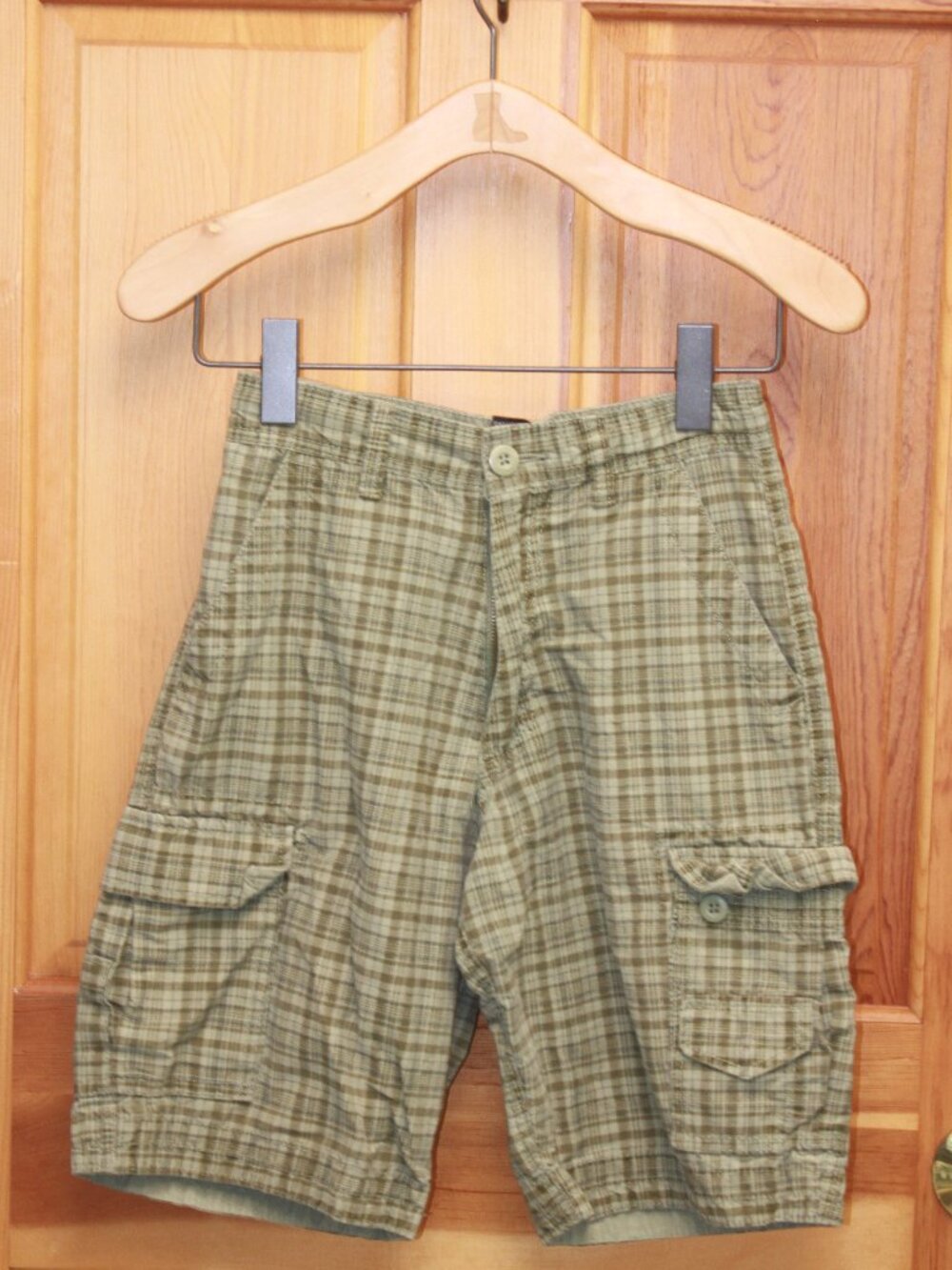 Green Plaid Trousers Youth Size 12